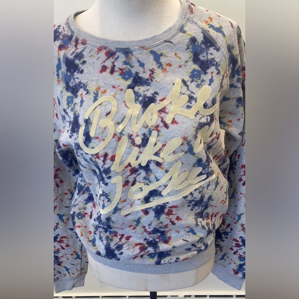 Scotch & Soda crew neck sweater | BROKE LIKE A JOKE abstract sweater men unisex
